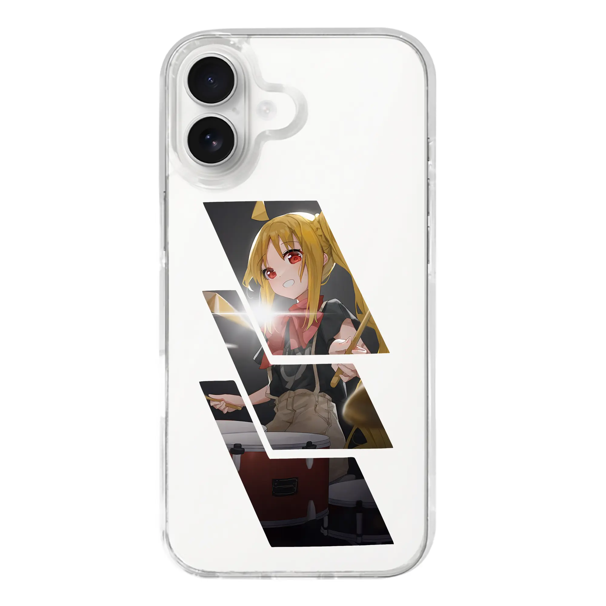 ぼっちざろっく！ グッズ,伊地知虹夏 - iPhone 17シリーズ 透明スマホケース – 薄型・耐衝撃・精密フィット保護カバー